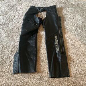 Harley Davidson leather chaps